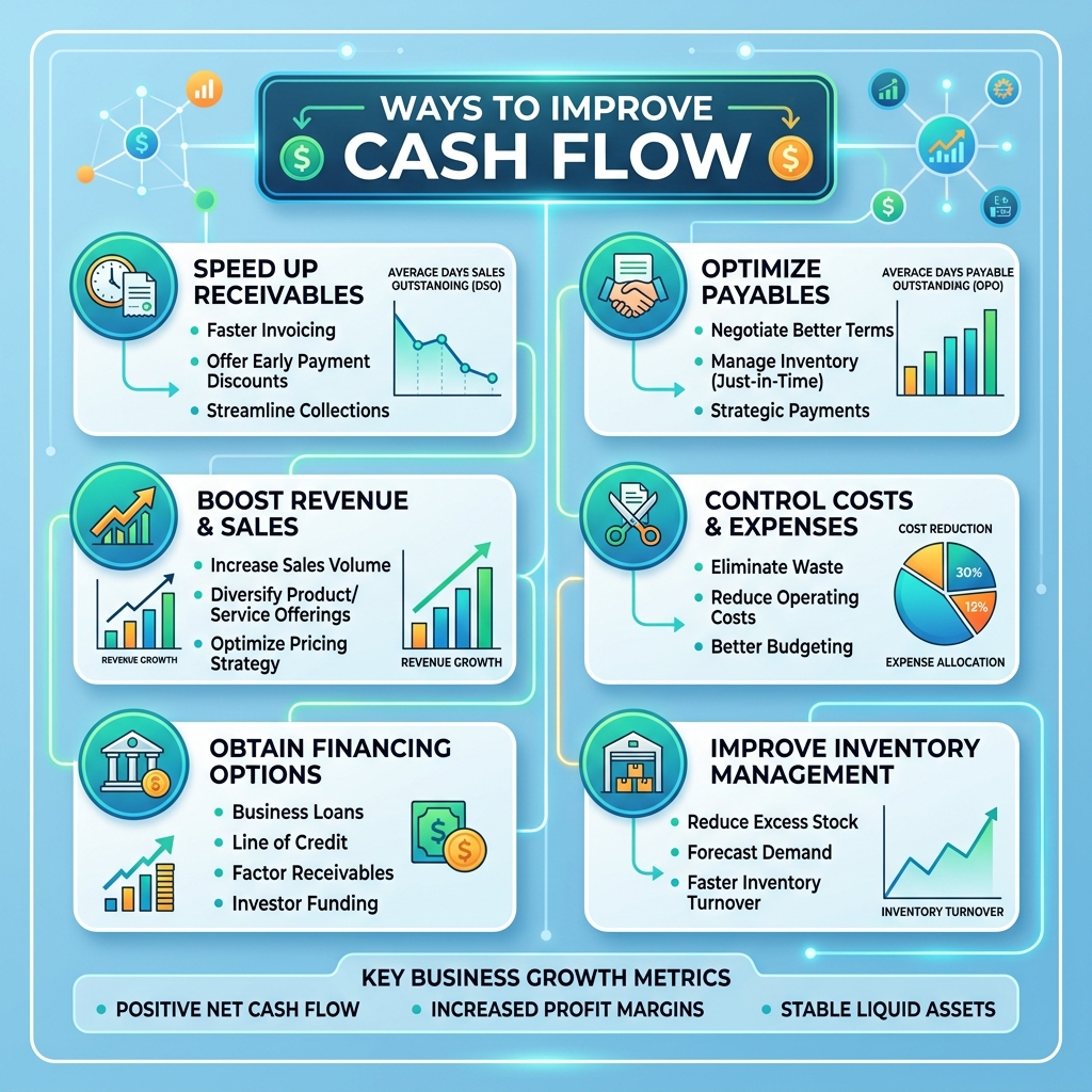 5 Ways to Improve Cash Flow For Your Business